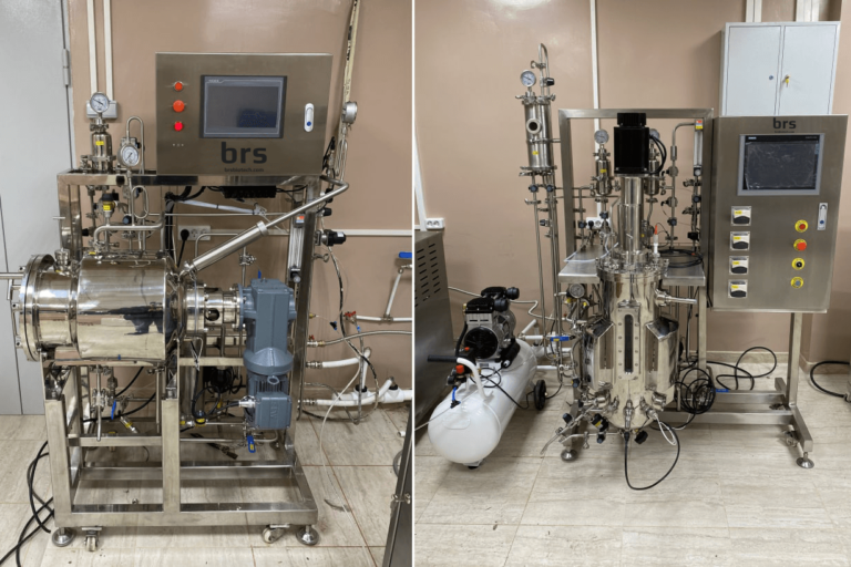 1 Solid state fermentation 20 liters bioreactor and standard 30 liters bioreactor