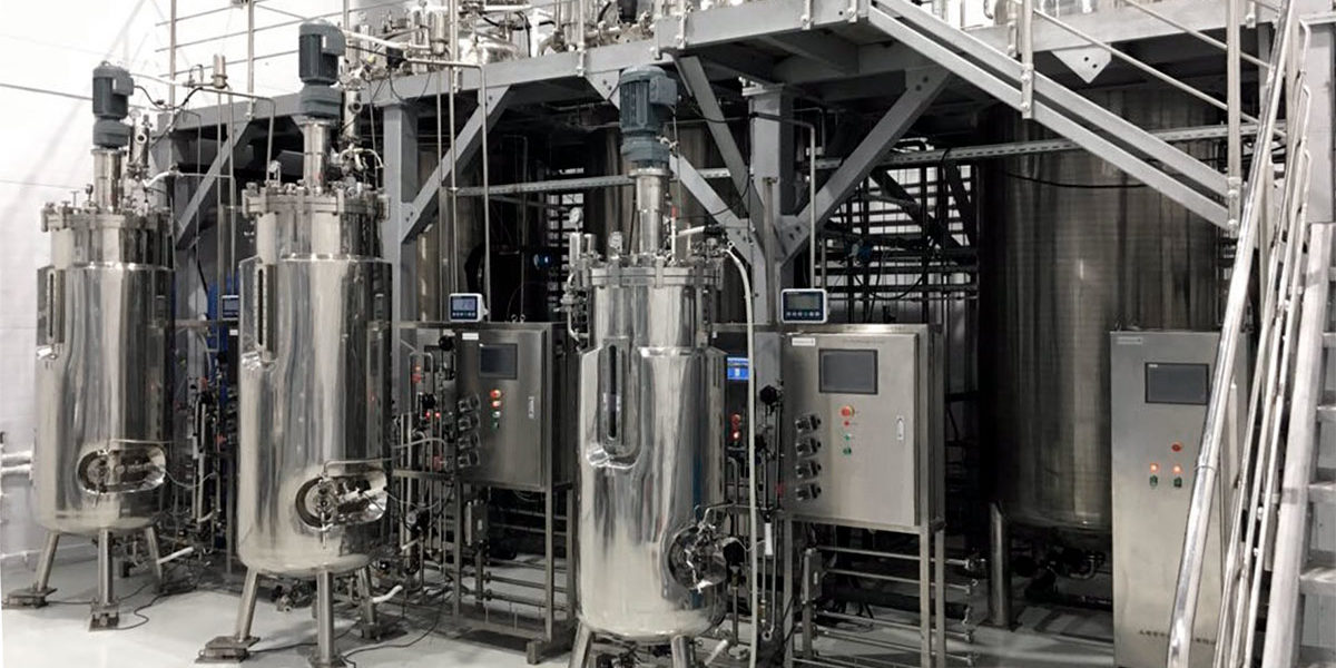 syntes-linje Linje för att erhålla växtskyddsmedel genom mikrobiologisk syntes