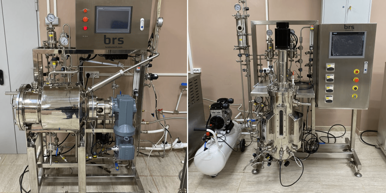 1 Solid state fermentation 20 liters bioreactor and standard 30 liters bioreactor