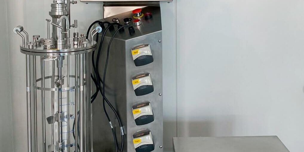 brs-bioreactor-10L Autoclavable bioreactor 10 L with a gas mixing station