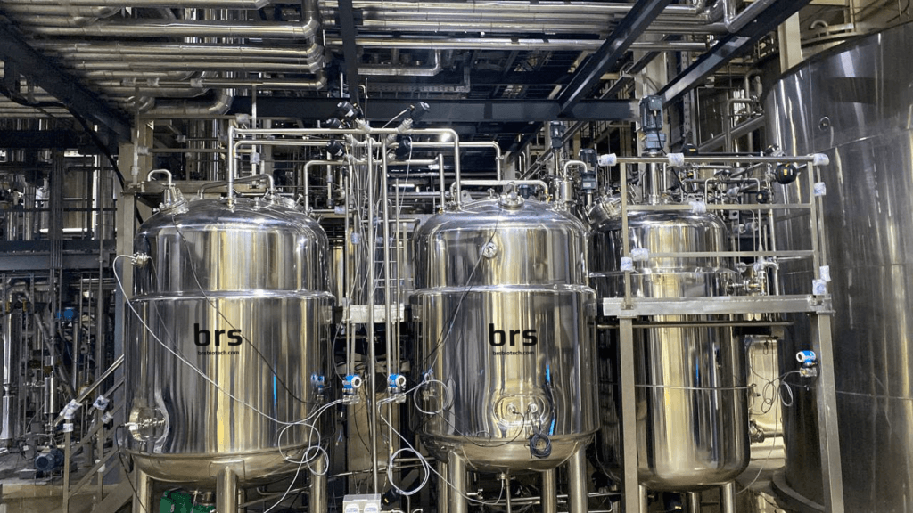 line for microbiological synthesis